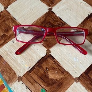 Eyeglass frames for kids cherry red frame - so cute!!!